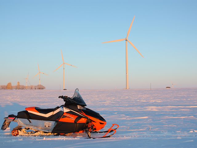 The setting sun creates some amazing hues!