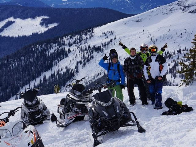 Brother's in octane 
BC backcountry 