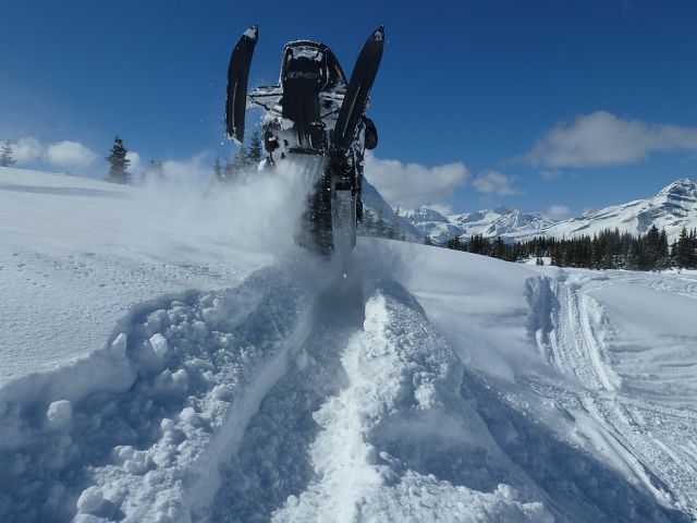 my son calvin making sure i get a great view of the bottom of his sled before i had to dive out of the way 