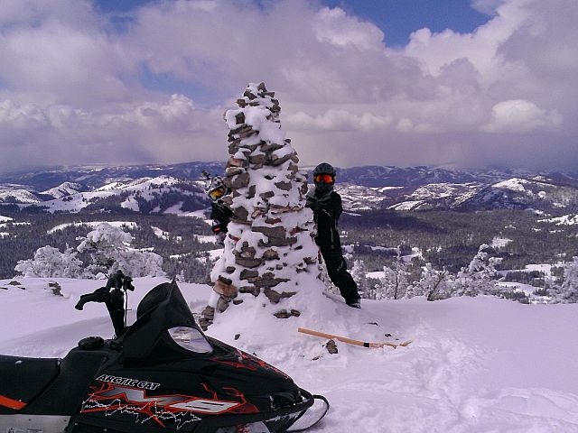 made it to the peak!