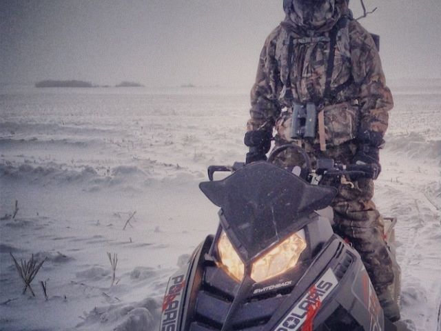 On the hunt at -15F (License #S6275)