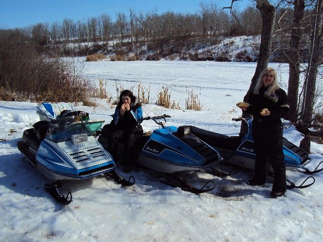 Enjoying some family time at the Makaroff Vintage ride 50 miles east of Yorkton.