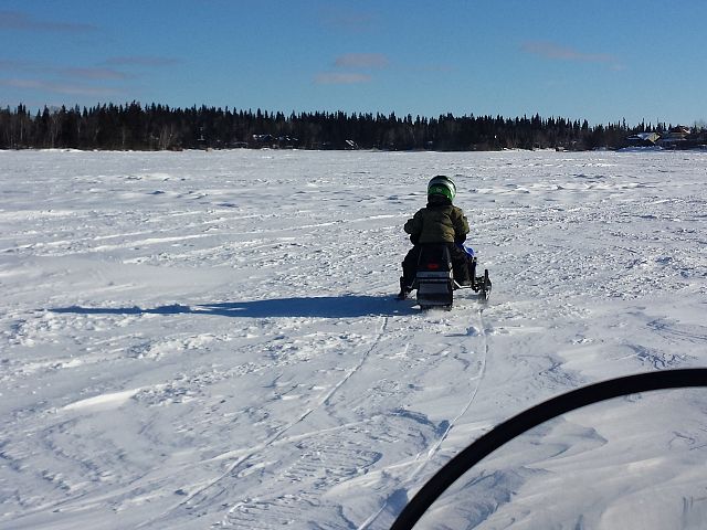 Only 5 but loves leading the way.  