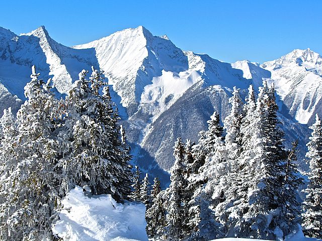 Enjoying the view of Glacier National Park.