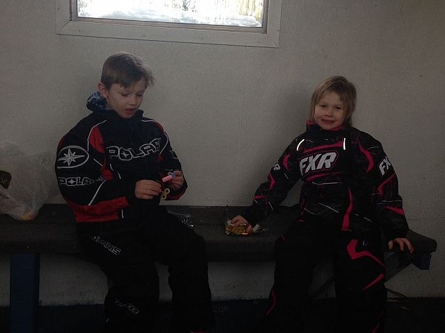 Snack time at Larry's Place