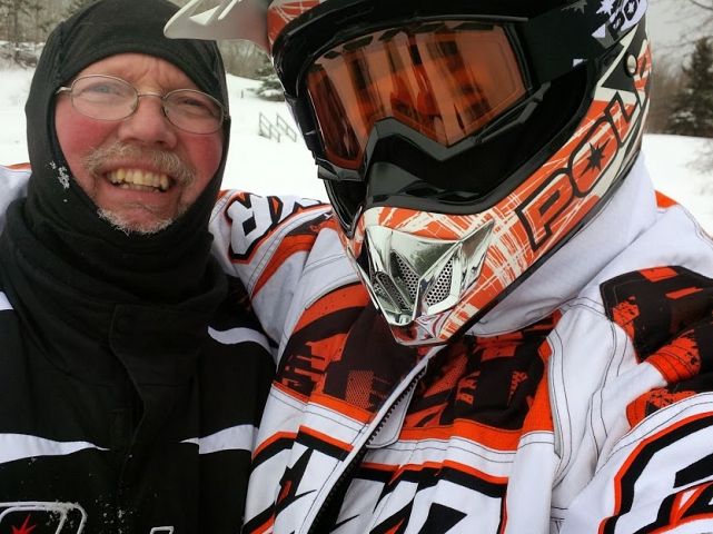 with my best friend out for a ride