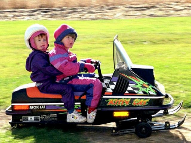 My girls on their first ride