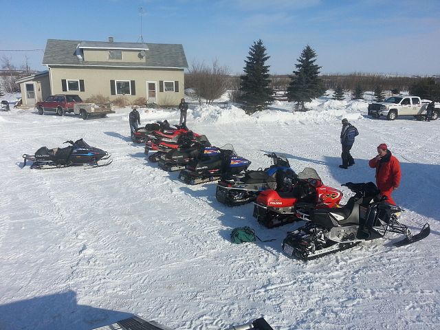 Getting ready to ride.