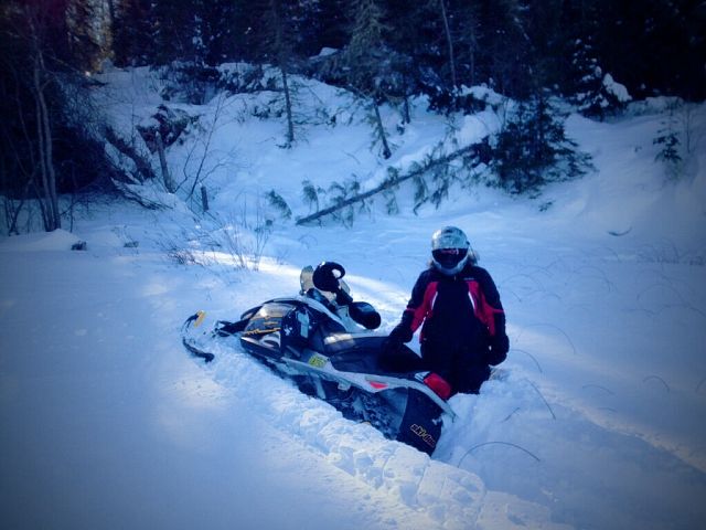 There is a trail here somewhere