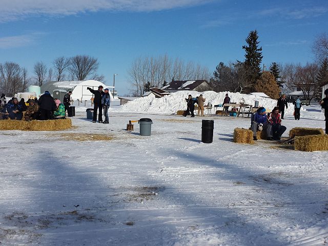 Enjoying the rest stop