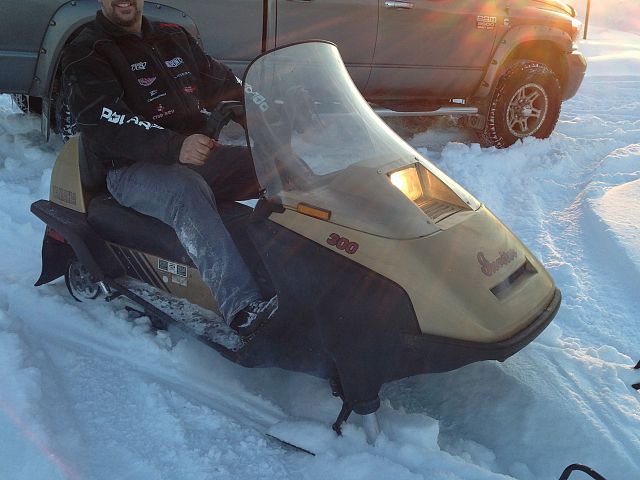 Kent Warrington with his 1986 Yamaha 300 Inviter