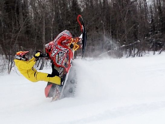 Supreme snow conditions made for some awesome wheelies this weekend!