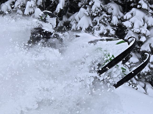 Seeing is so over rated when spring pow is present!