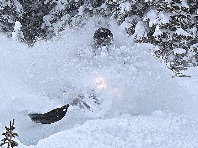 Jon Boyle on the powder highway...