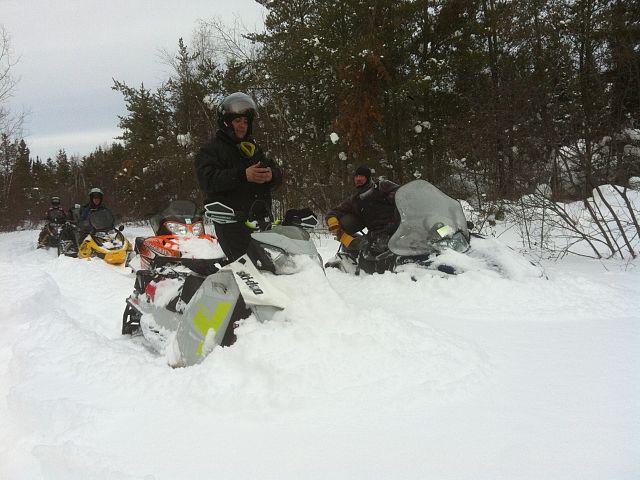 opening a new trail north of big sand lake