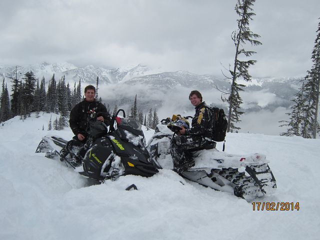 Father & Son Loving the Snow!