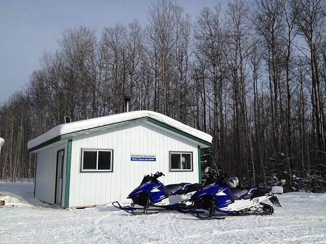 Out and about on the trail to the cove!