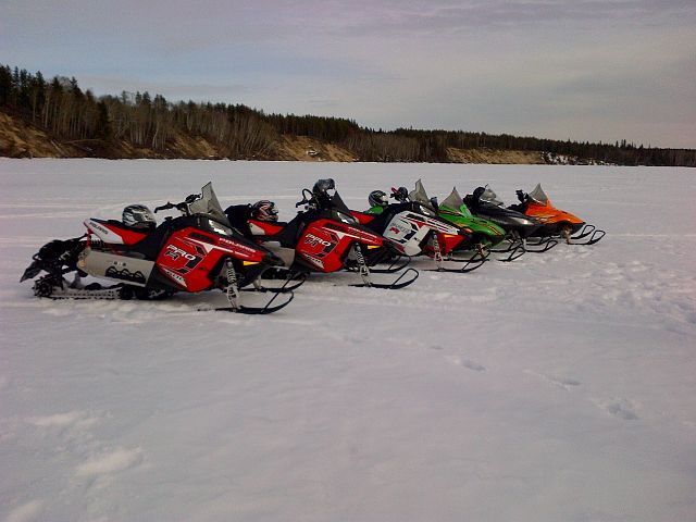 enjoying the nice day