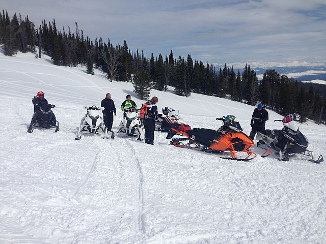 Top of Lionshead near West Yellowstone MT