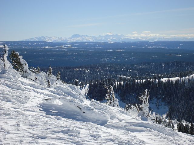Grand Tetons to the south.