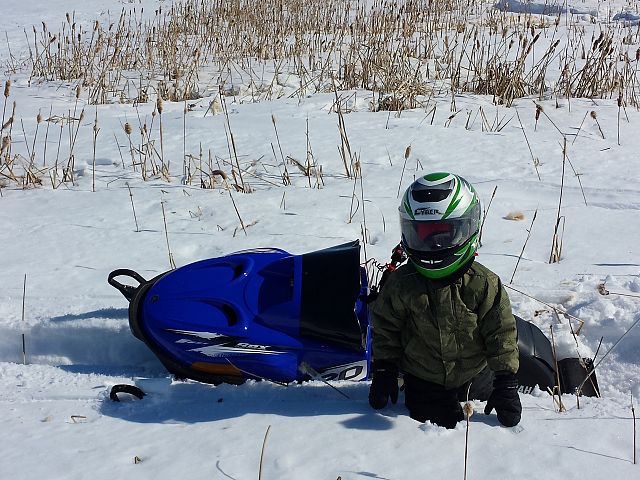 "I hit the gas but it just went deeper"