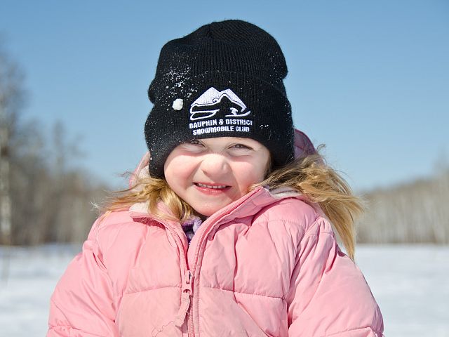 Future snowmobiler loves riding