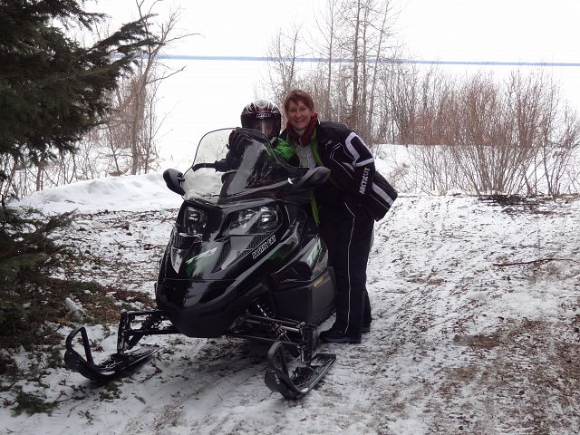 Enjoying a break at the warm up shack.