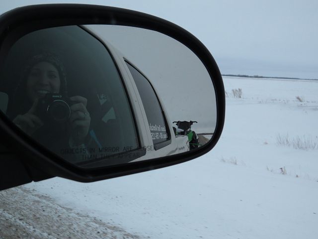 My husband got a new sled and I got a new camera... win win for both of us!!