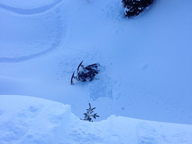 30+ feet down, I bailed