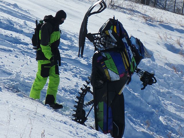 Straight up and stuck!