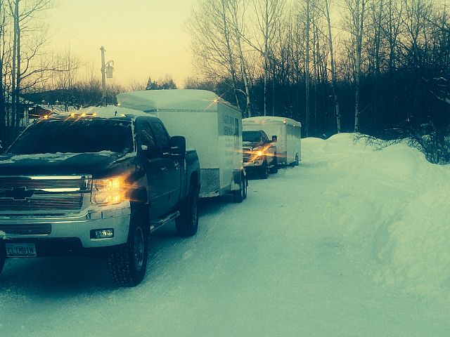 Sad day heading home