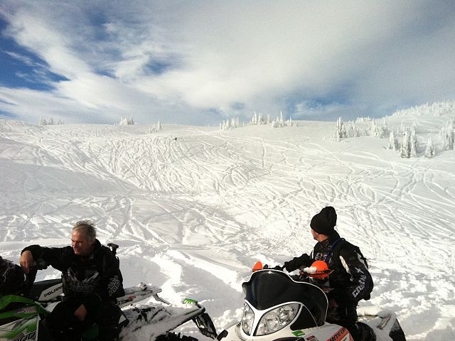 We just tore up all that pow!!!