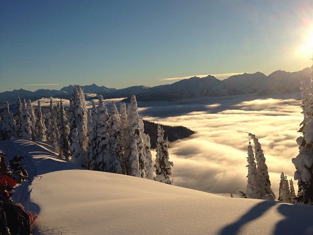 Sunset in the mountains 