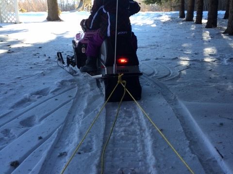 Always has to pull mom and the little brother....