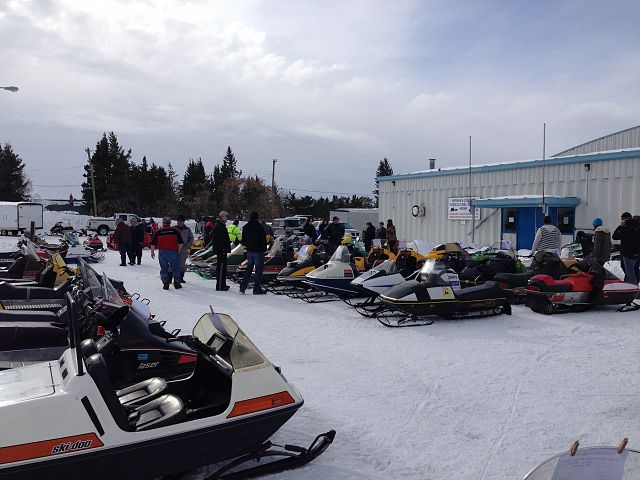 Antique show.  85 sleds