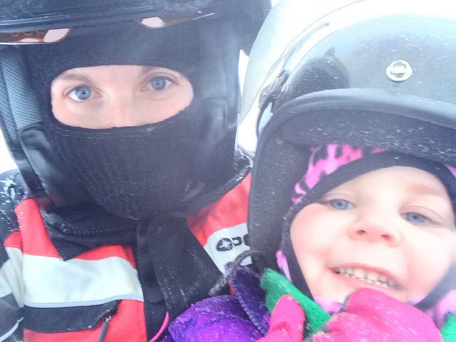 Snow Selfie with Eyes of Blue