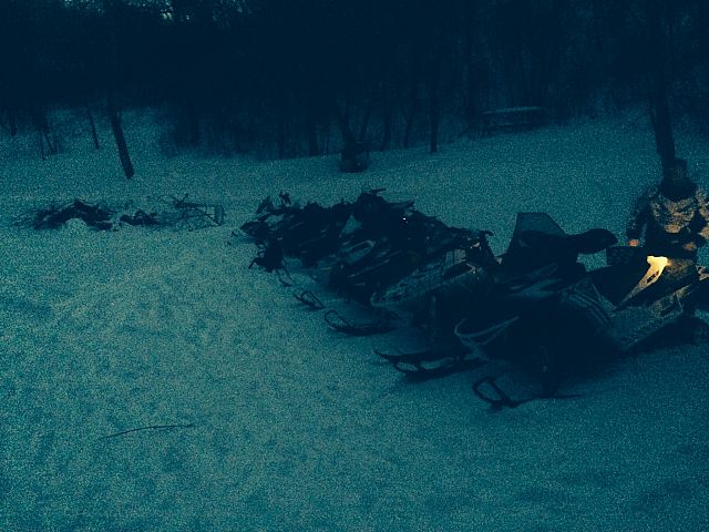 A night in the pembina gorge