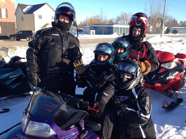 Sledding brings friends and family together!