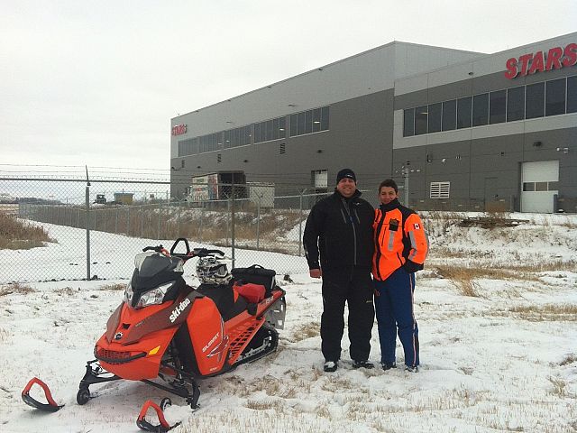Sled safety presentation at STARS