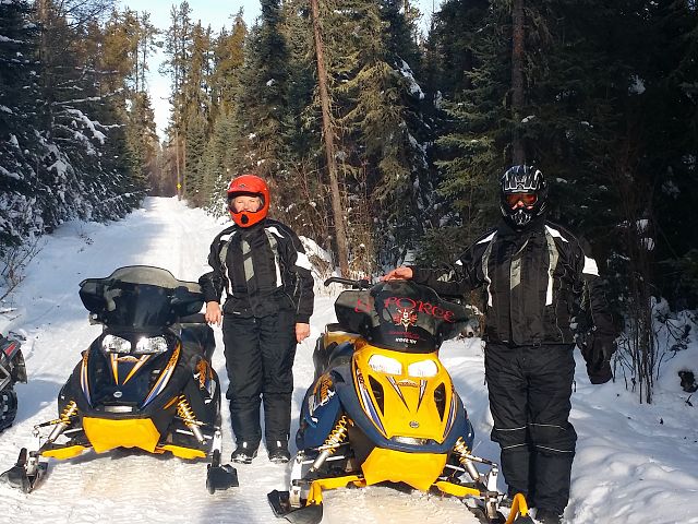 Greg and Doreen on the trail