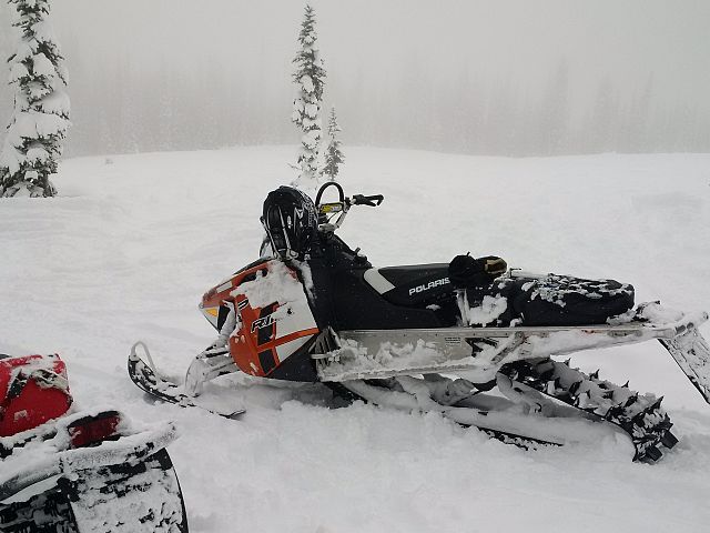 Foggy morning..snow was great.