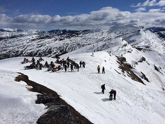 Calgary Snowmobile Club Ride