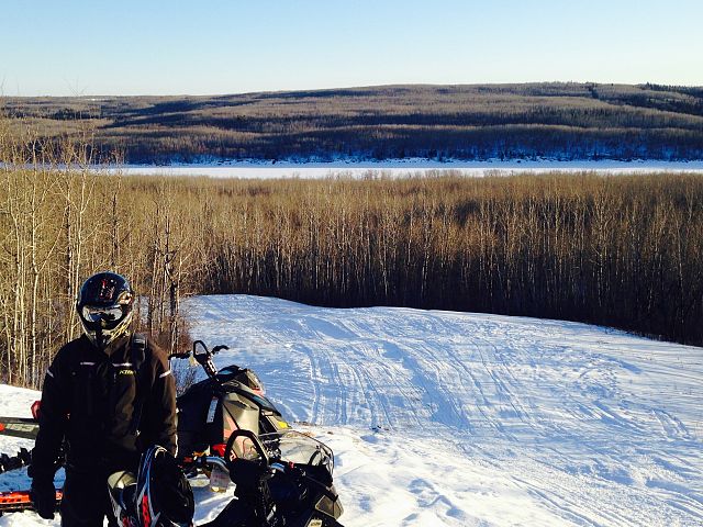 Overlooking the river