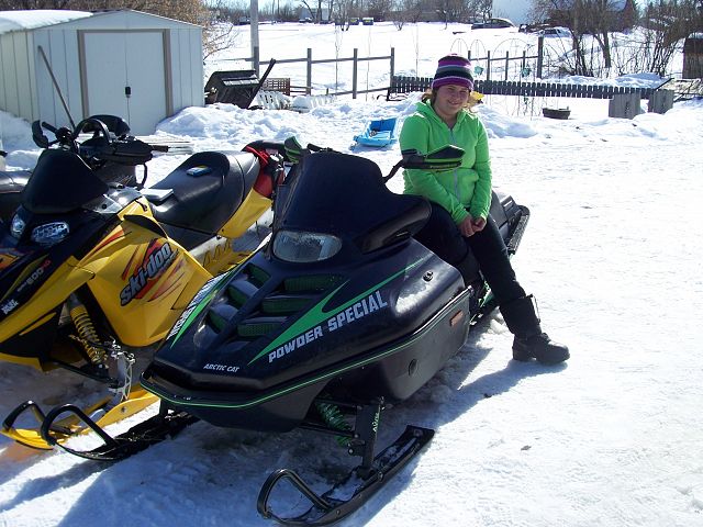 A very proud daughter of the cat she bought herself this year.