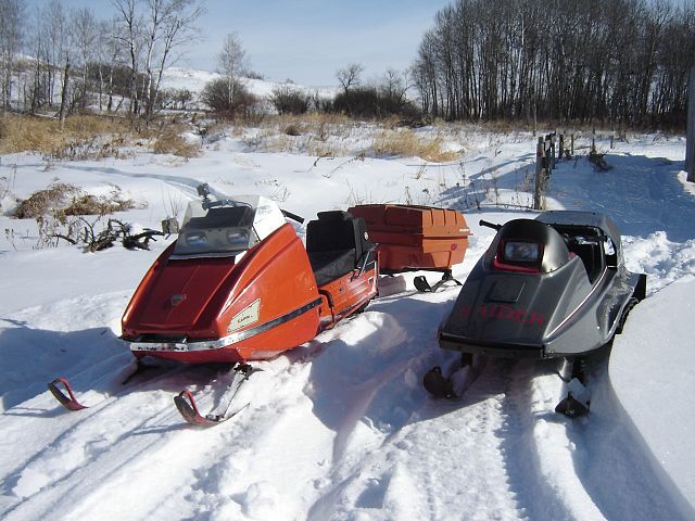 1972 Moto Ski Capri and 1972 Raider