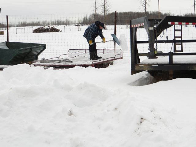 Work Before Play Deck Needed to Haul Skidoos
