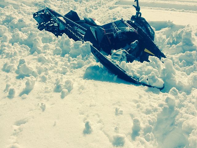 Spring riding still deep! 