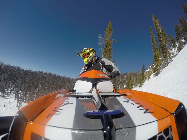 Sidehilling in the sun