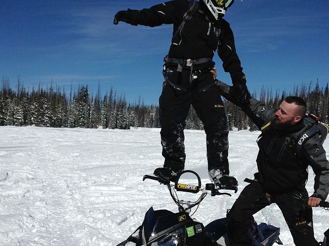 The new.....Rider up position!!