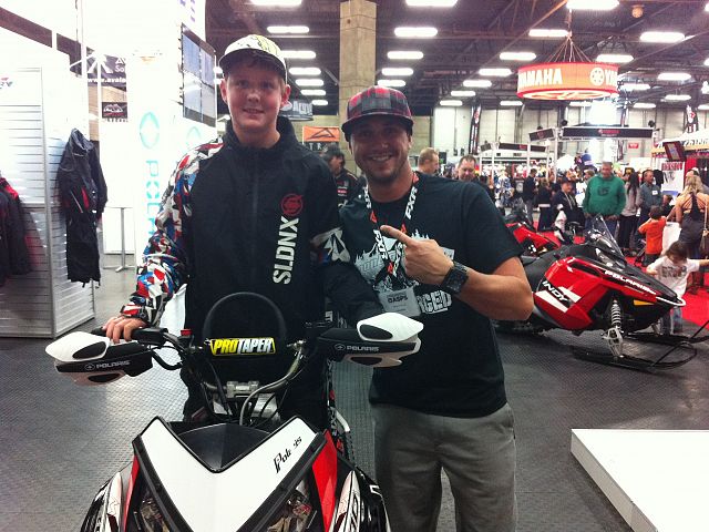 Rubing shoulders with a Mentor